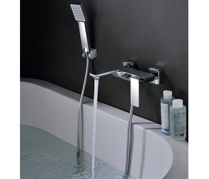 Grifo para bañera exenta  Lavabo de pedestal, Bañera exenta, Diseño de  baños