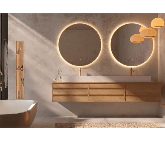 Espejo de baño con luz LED Ledimex Fun Principal 2