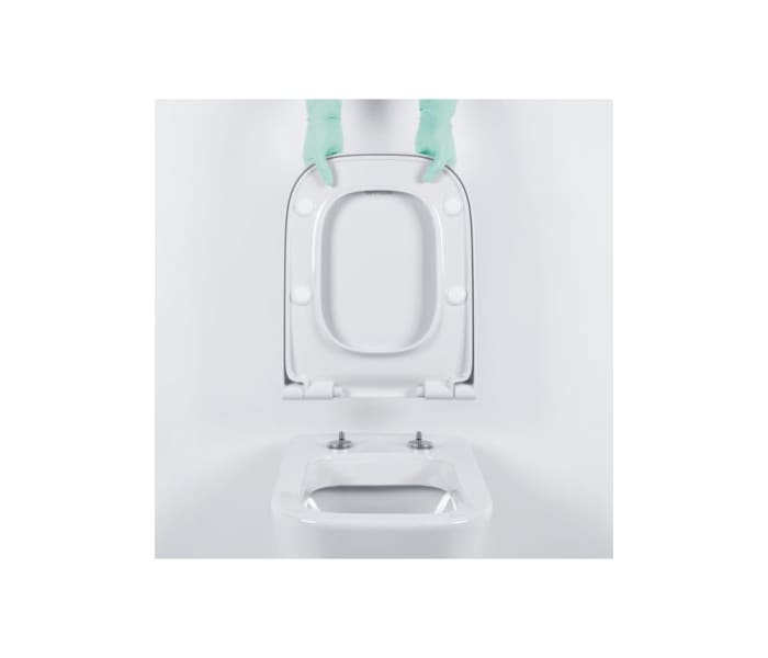 Pack inodoro suspendido + cisterna empotrada + pulsador Unisan Sanindusa Look Detalle 8