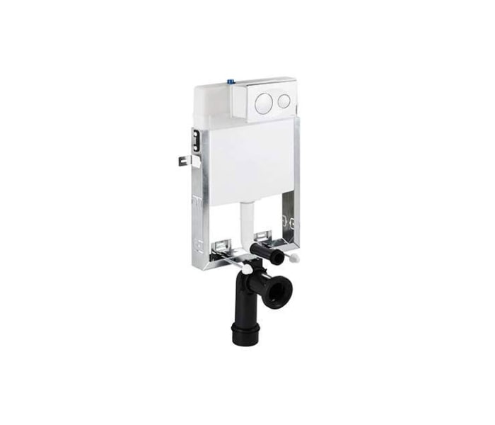 Pack inodoro suspendido + cisterna empotrada + pulsador Unisan Sanindusa Look Detalle 2