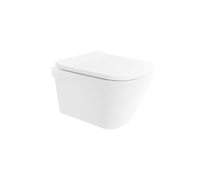 Pack inodoro + cisterna empotrada + pulsador Unisan Sanindusa Look Detalle 1