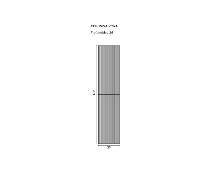 Columna ranurada Royo Vora Croquis 2