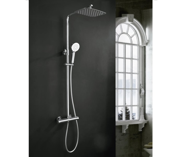 Barra de ducha termostática cromada serie Line - Imex Products
