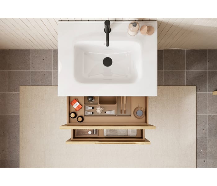 Conjunto mueble de baño Coycama bamboo Detalle 5