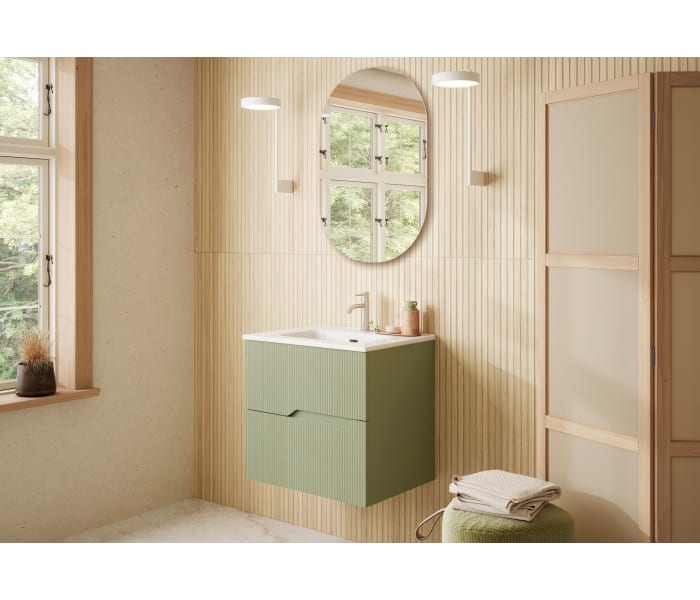 Conjunto mueble de baño Coycama bamboo Principal 3