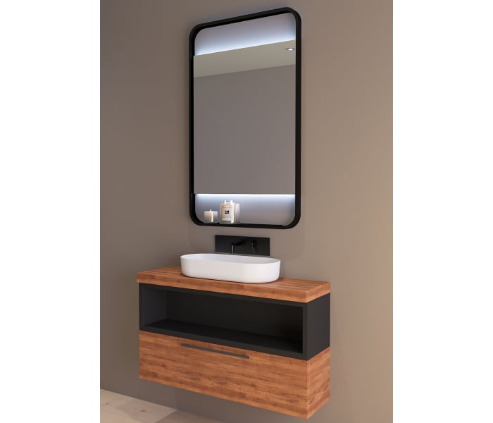 Espejo de baño con luz LED Bruntec Sansa Ambiente 4
