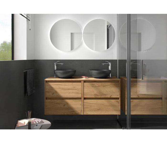 Mueble de baño con encimera de madera Salgar Noja Principal 8