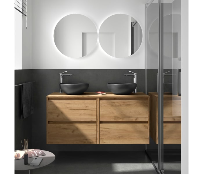 Mueble de baño con encimera de madera Salgar Noja Principal 8