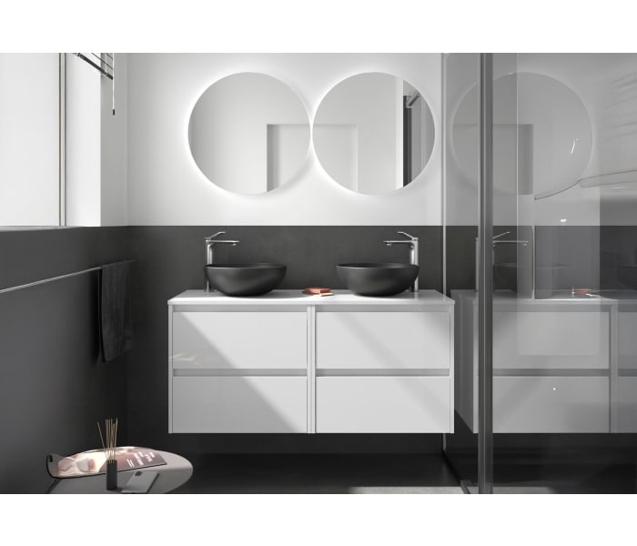 Mueble de baño con encimera de madera Salgar Noja Principal 2