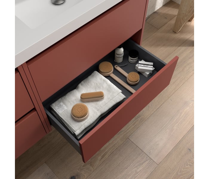 Mueble de baño con encimera de madera Salgar Noja Detalle 9