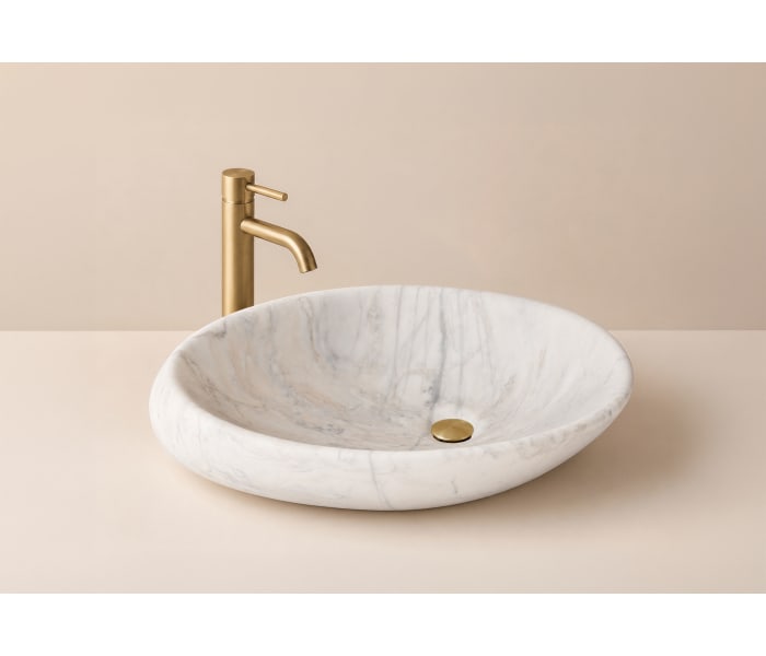 Lavabo de mármol natural Bruntec Corino Ambiente 2
