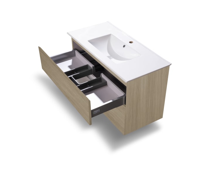 Mueble de baño color madera Bruntec Vilma Detalle 9
