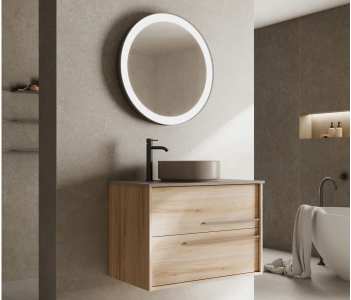 Mueble de baño con encimera de madera Visobath Aqua Principal 0