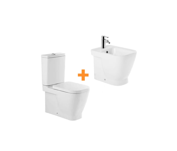 Pack inodoro + bidé compacto de Unisan Sanidusa Look Principal 0