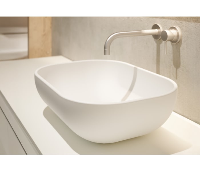 Mueble de baño con encimera de madera Royo  Logika Detalle 4