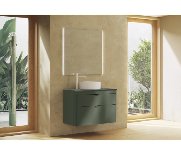 Mueble de baño con encimera de madera Royo  Logika Principal 3