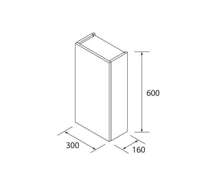 Columna de baño Salgar Infinity Croquis 10