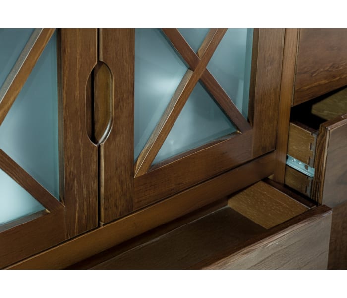 Conjunto mueble de baño rústico Bruntec Kai Detalle 9