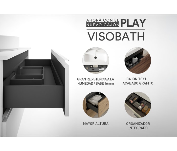 Conjunto mueble de baño Viso Aqua opción 13