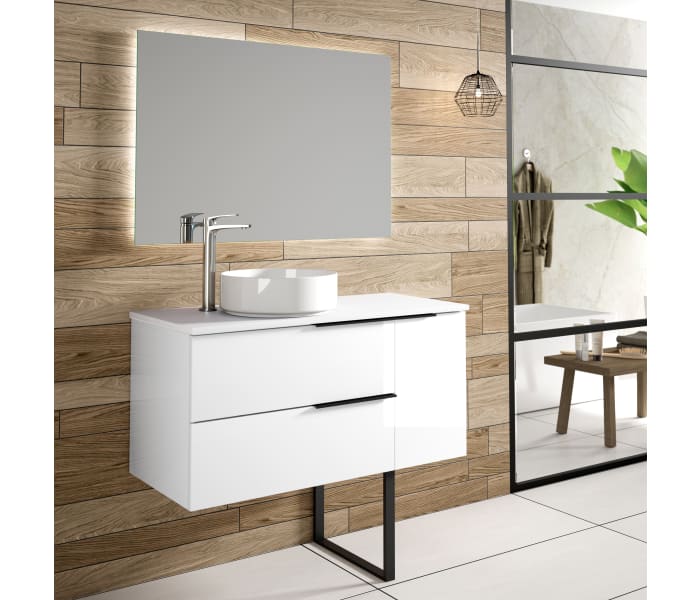 Mueble de baño con encimera de madera Bruntec Coban opción 7