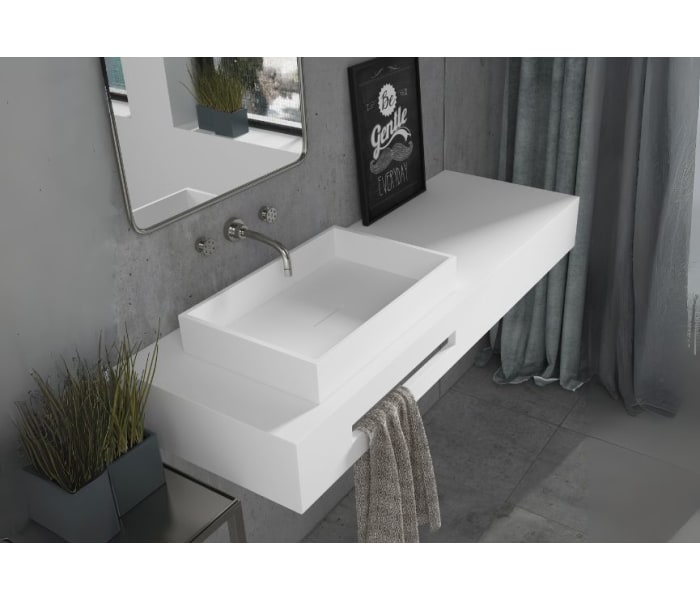 Lavabo sobre encimera Bruntec Square Lines Principal 0