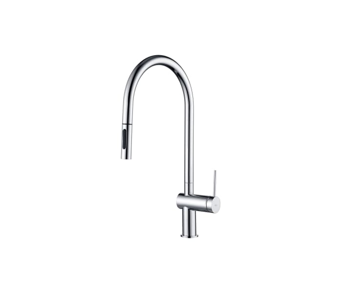 Comprar Grifo de lavabo alto negro mate con apertura en agua fría monomando  caño recto online