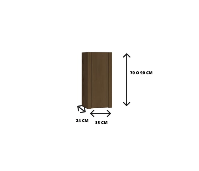 Colgar de baño Bruntec Laponia Croquis 5