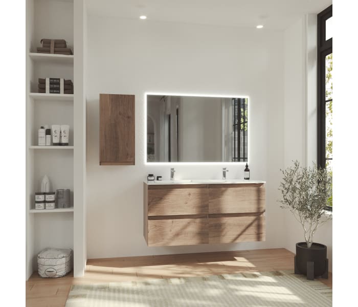 Mueble de baño color madera Bruntec Vilma Principal 1