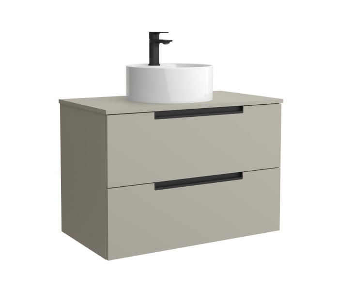 Conjunto mueble de baño Salgar Leni con lavabo sobre encimera Principal 5