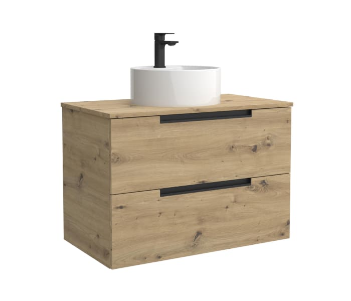 Conjunto mueble de baño Salgar Leni con lavabo sobre encimera Principal 1
