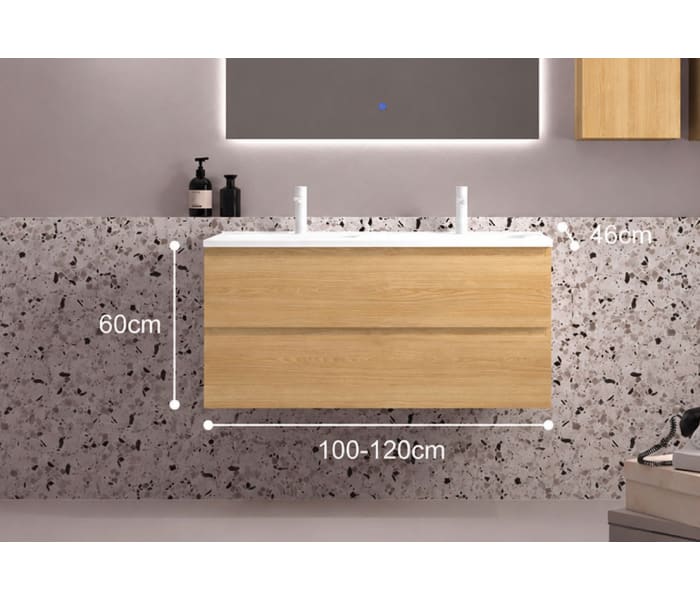 Mueble de baño Avila dos Carmen Croquis 19