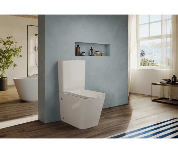 Inodoro compacto Rimless de Bruntec Square Principal 0