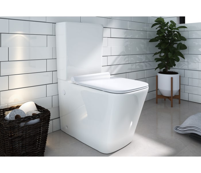 Inodoro compacto Rimless de Bruntec Square Principal 0