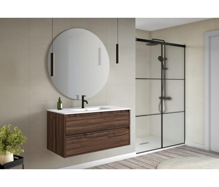 Conjunto mueble de baño moderno Bruntec Boston Principal 2