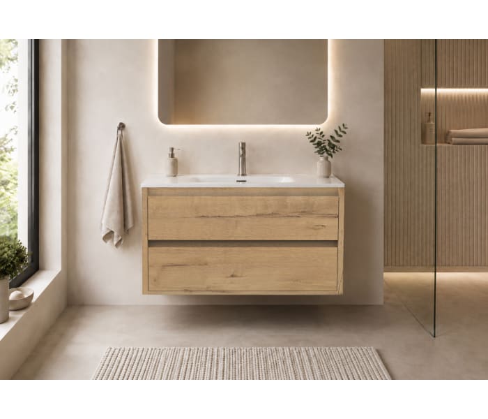 Conjunto mueble de baño moderno Bruntec Boston Principal 0