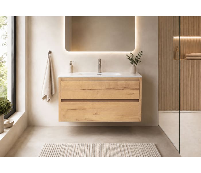 Conjunto mueble de baño moderno Bruntec Boston Principal 1