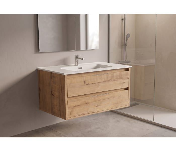 Conjunto mueble de baño moderno Bruntec Boston Principal 0