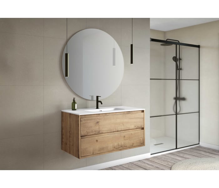 Conjunto mueble de baño moderno Bruntec Boston Principal 0