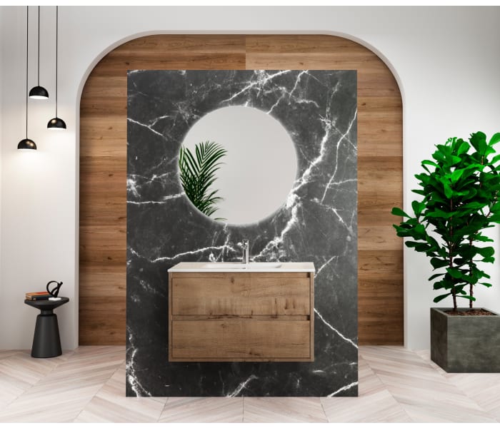 Conjunto mueble de baño moderno Bruntec Boston Ambiente 8