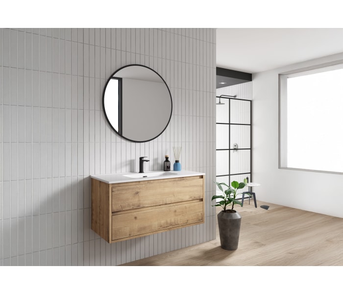 Conjunto mueble de baño moderno Bruntec Boston Principal 0