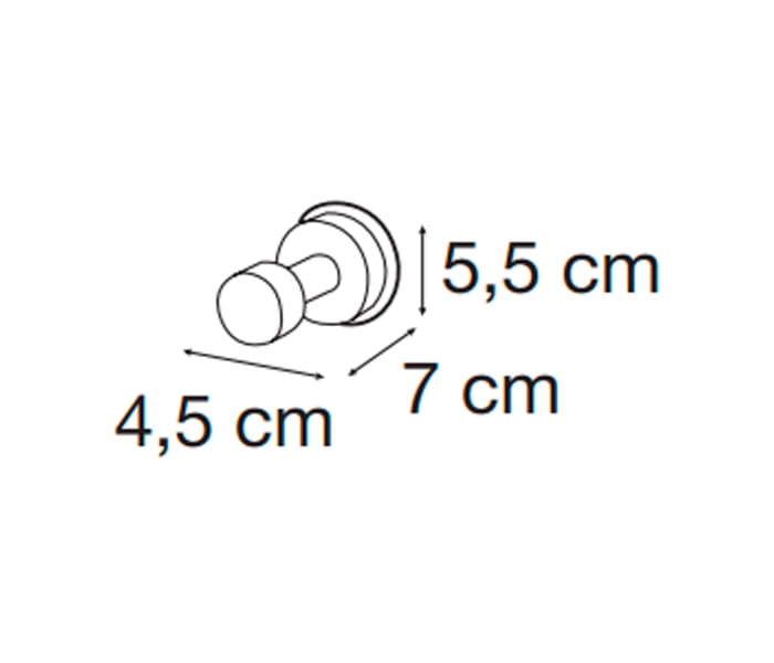 Percha de baño Mediterranea de baño Arena Croquis 1