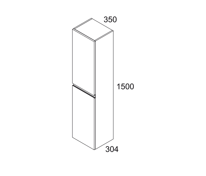 Columna de baño Bruntec Valkiria Croquis 2