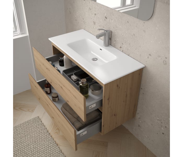 Mueble de baño fondo reducido 37.8 cm Campoaras Aqua Detalle 3