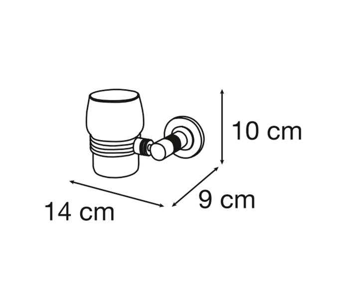 Portacepillos de baño Mediterranea de baño Paula Croquis 1