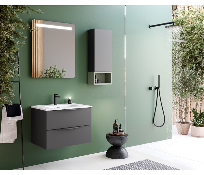 Mueble de Baño con patas LANDES INDUSTRIAL 70 cm