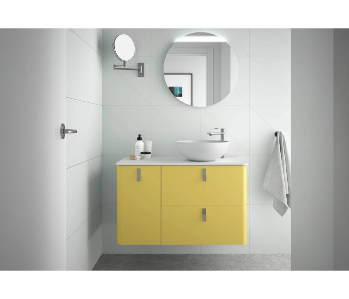 Mueble de baño con encimera solid surface Salgar Uniiq Principal 3