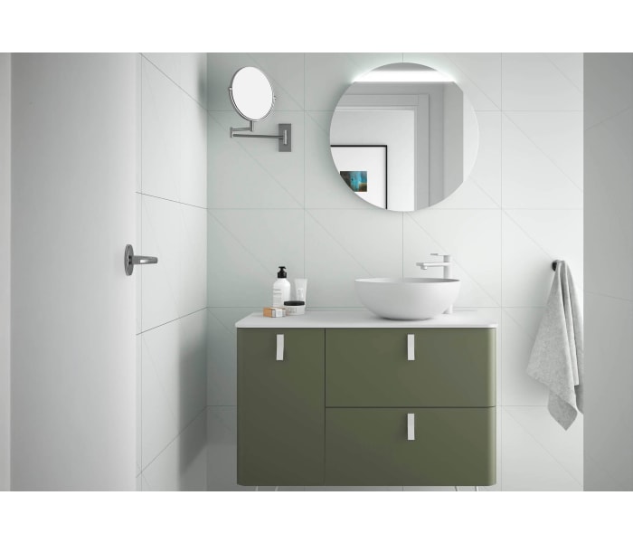 Mueble de baño con encimera solid surface Salgar Uniiq Principal 12