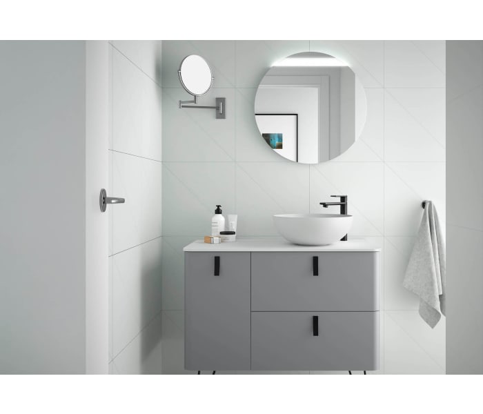Mueble de baño con encimera solid surface Salgar Uniiq Principal 7