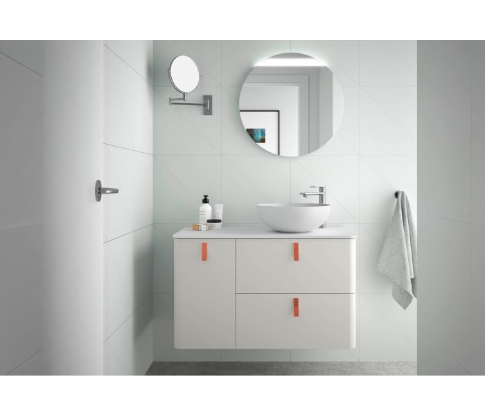 Mueble de baño con encimera solid surface Salgar Uniiq Principal 5
