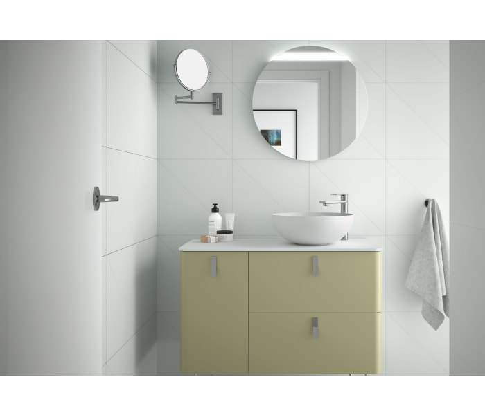 Mueble de baño con encimera solid surface Salgar Uniiq Principal 11